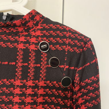 rot/schwarz kariertes Kleid von Guess