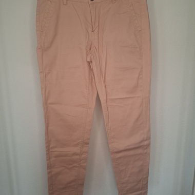 Pantaloni chino rosa