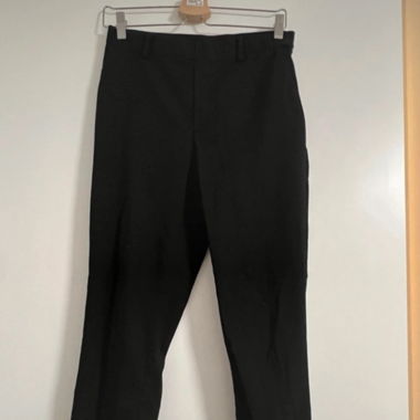 Schwarze Stoffhose