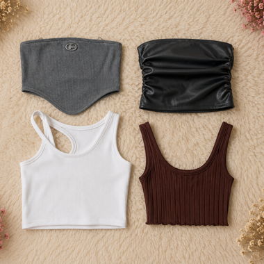 Crop Top & Bandeau Bundle XS 