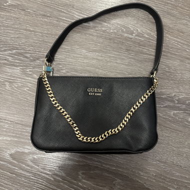 GUESS Schultertasche schwarz