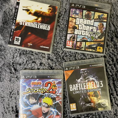 Lot 4 jeux PS3 - GTA V, BF3, Storm 2, Stranglehold