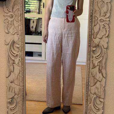Zara Leinenhose