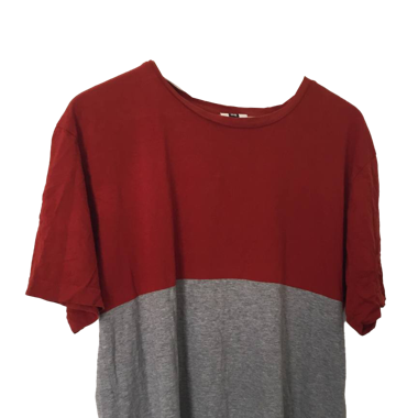 T-Shirt Red and Grey