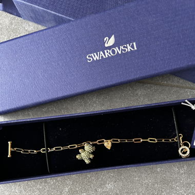 Swarovski Teddy Armband Grün