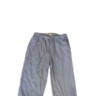 Gestreifte Leinen-Hose