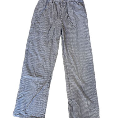 Gestreifte Leinen-Hose