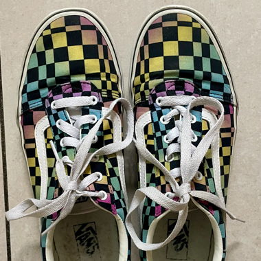 Bunte Karierten Vans