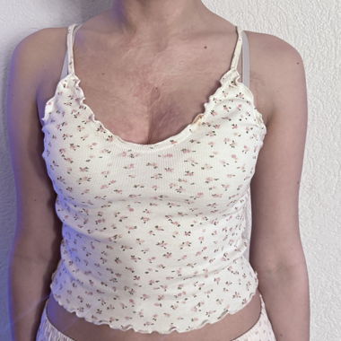 Floral Brandy Melville Cropped Top