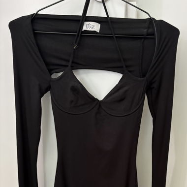 perfect oh polly mini black dress
