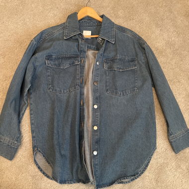 Giacca-camicia in jeans