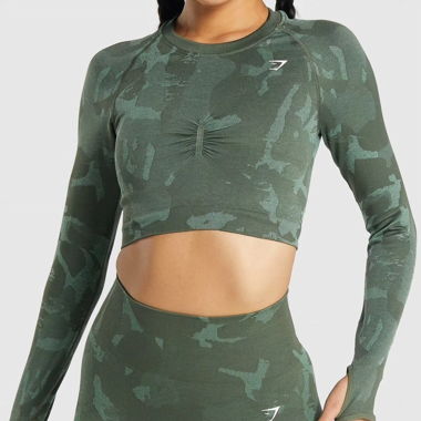 Gymshark green top
