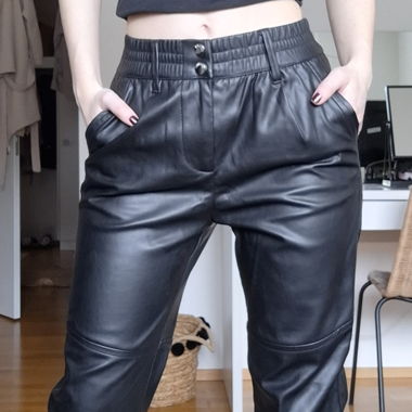 Kunstlederhose
