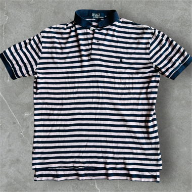 VINTAGE RALPH LAUREN POLOSHIRT GESTREIFT -GR. M-