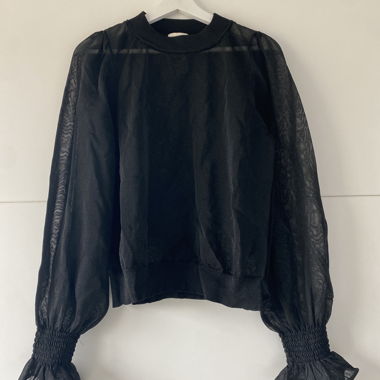 Sheer Black Top