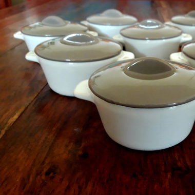 8 mini-cocottes