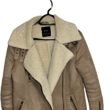 Kunstledermantel Bershka Grösse S