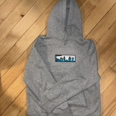 Sweat à capuche imprimé