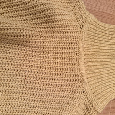 Gelber Strickrollkragenpullover S. Oliver, Grösse M
