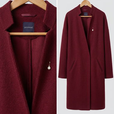 Burgundy Long Coat