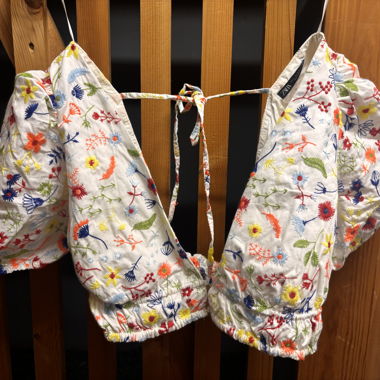 Zara Blumen Crop Top