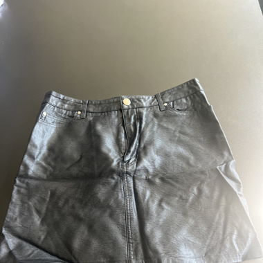 Faux Leather Skirt