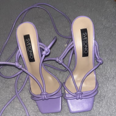 light purple heels