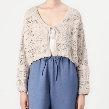 Cardigan Boho Estivo All'uncinetto