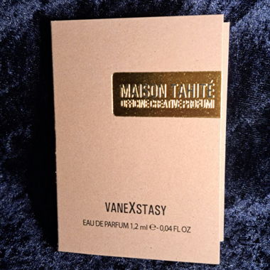 Échantillon de parfum VaneXstasy Maison Tahité