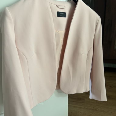 pink bolero blazer