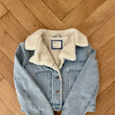 Gefütterte Jeansjacke