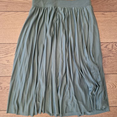 Plissee-Rock khaki about you Gr. S wie neu