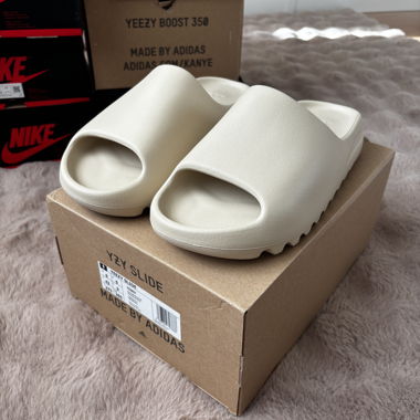 Originali Yeezy Slides Bone White