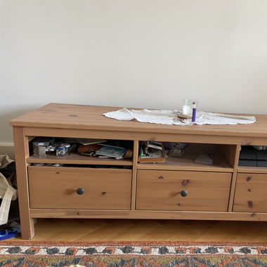 Mobile TV in legno Hemnes Ikea