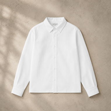 Chemise en lin blanche