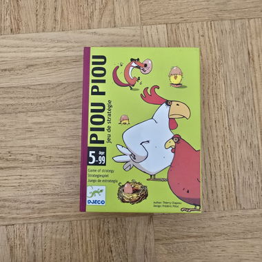 Jeu de cartes de stratégie Piou Piou