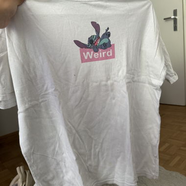 T-shirt Disney Stitch bianco