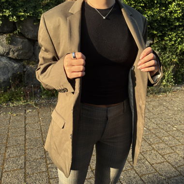 Oversize Blazer in Olive