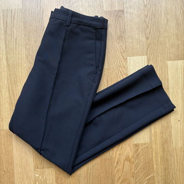 Elegant fabric trousers, XS/34, black