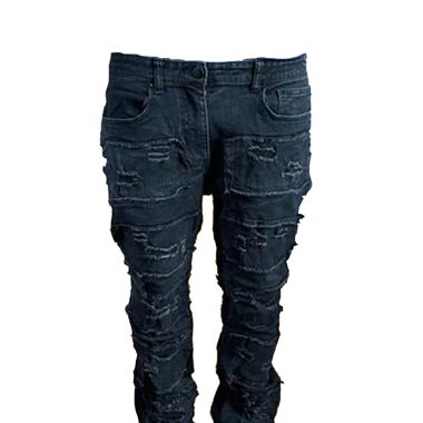 Flared Stacked Jeans