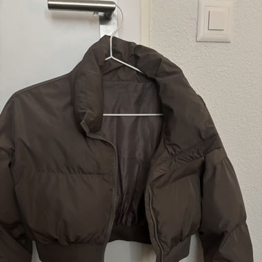 Kurze Jacke Grau
