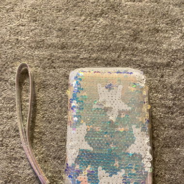 Portefeuille avec paillettes