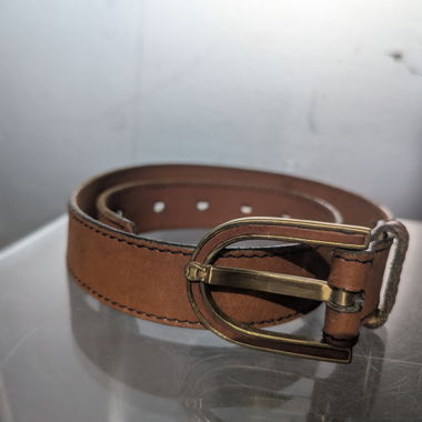 Etienne Aigner Vintage Cognac Leather Belt 70cm