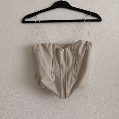 Beige Corset Top