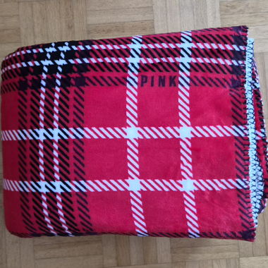 PINK Victoria's Secret Plush Throw Blanket