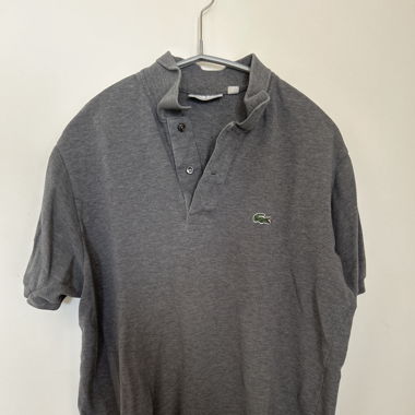 Vintage Lacoste grey polo