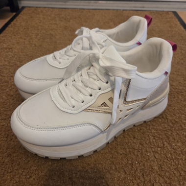 White Platform Sneakers