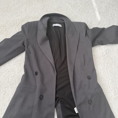 Grey Blazer Bershka