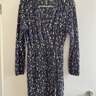 Pleated Flower Dress