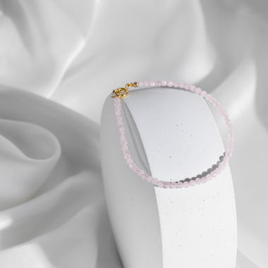 Rosenquarz Armband